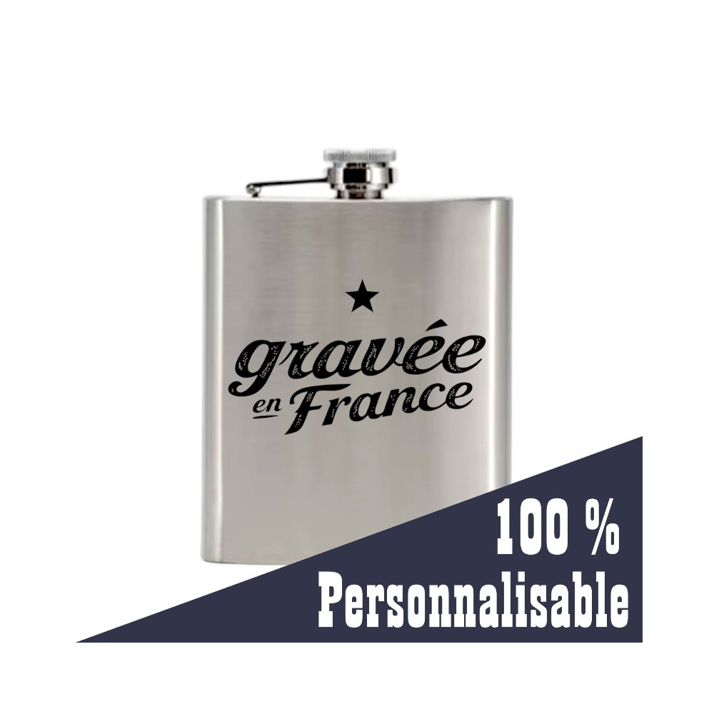 flasque inox personnalisé